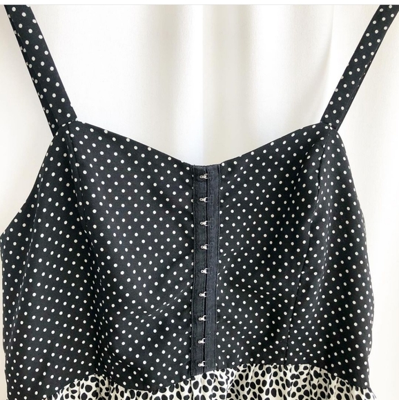 Xhilaration polka dot spaghetti strap dress - Picture 3 of 6